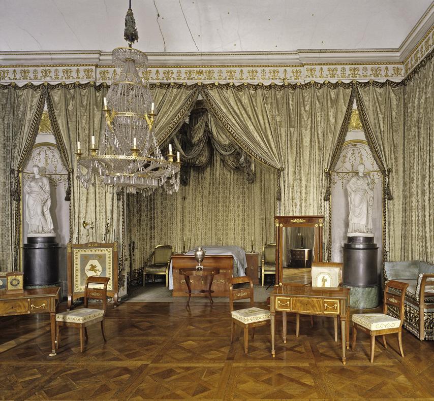 photo: Staatliche Schlösser und Gärten Baden-Württemberg, Steffen Hauswirth King Friedrich I's bedroom in the new central building, Ludwigsburg Residential Palace