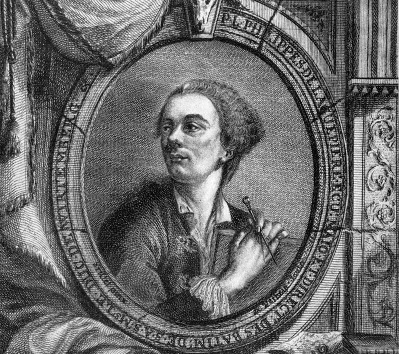 Architect Philippe de la Guêpière, before 1768. Image: Architect Philippe de la Guêpière, before 1768.