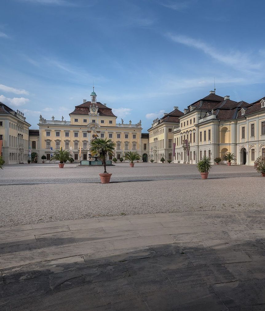Image: Main courtyard at Ludwigsburg Residential Palace.