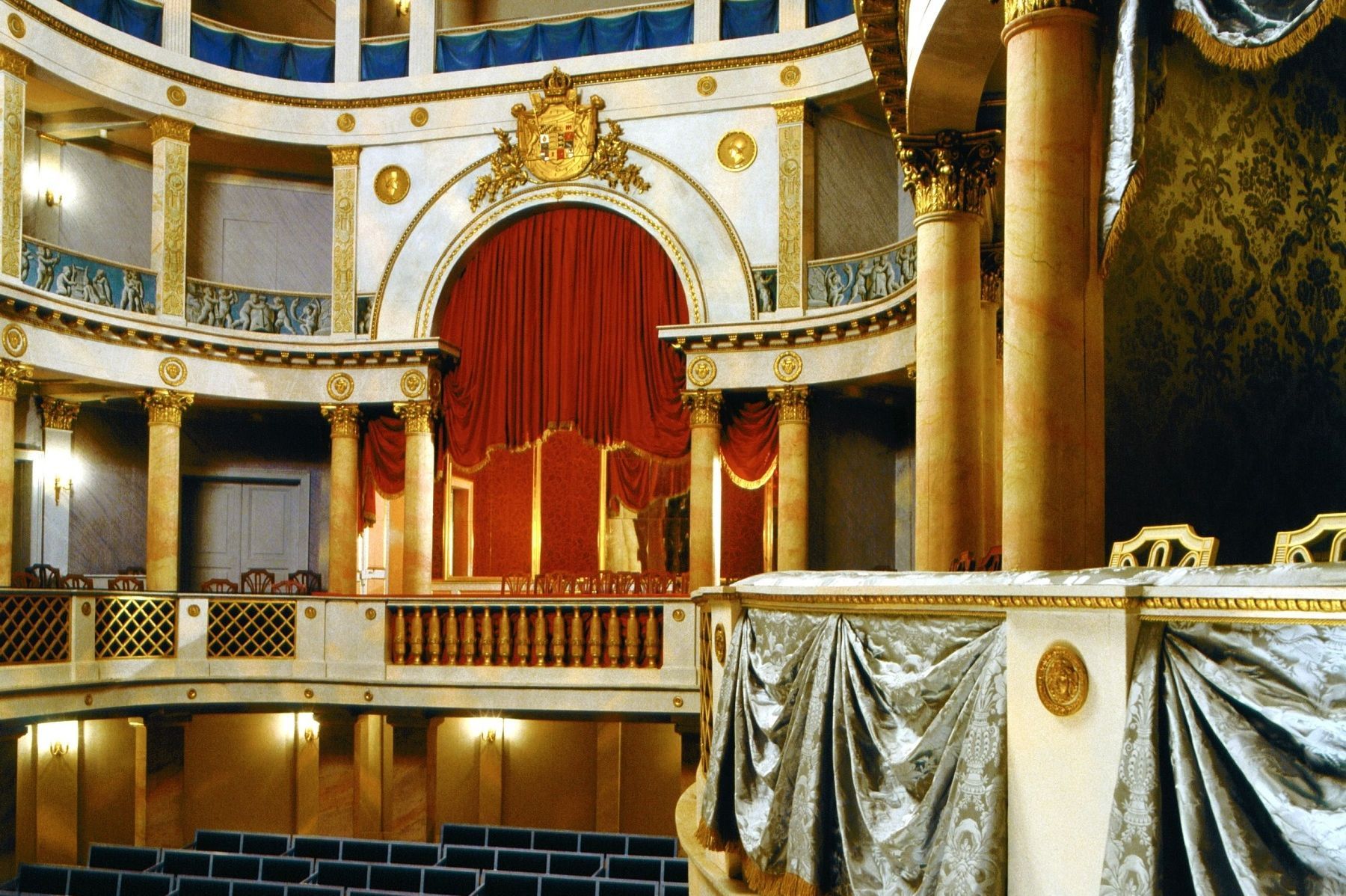 View of the palace theater, Ludwigsburg Residential Palace. Image: View of the palace theater, Ludwigsburg Residential Palace.
